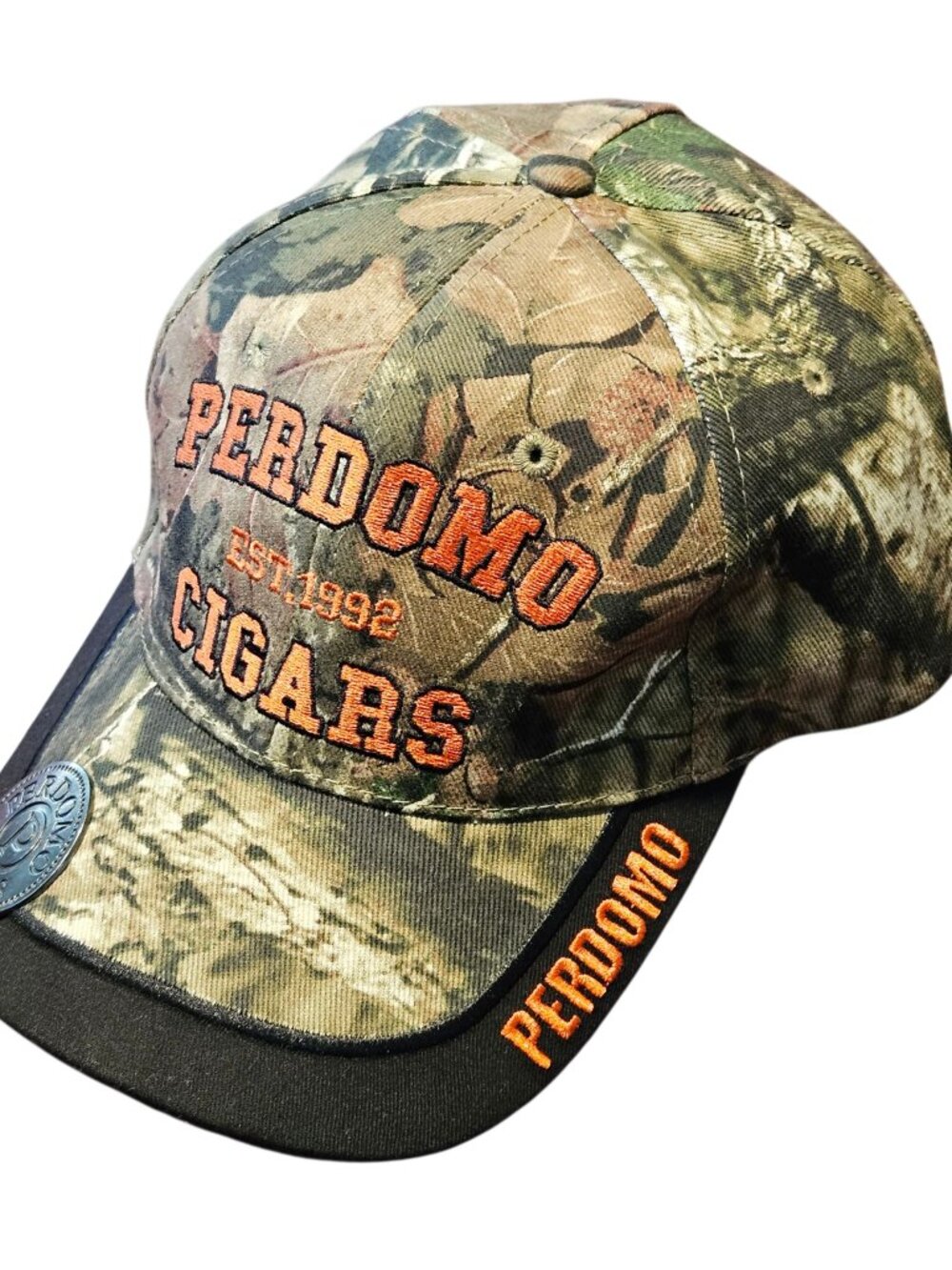 Perdomo Cigars Cap Unisex Adjustable Camo Embroidered EST.1992 Bottle Opener